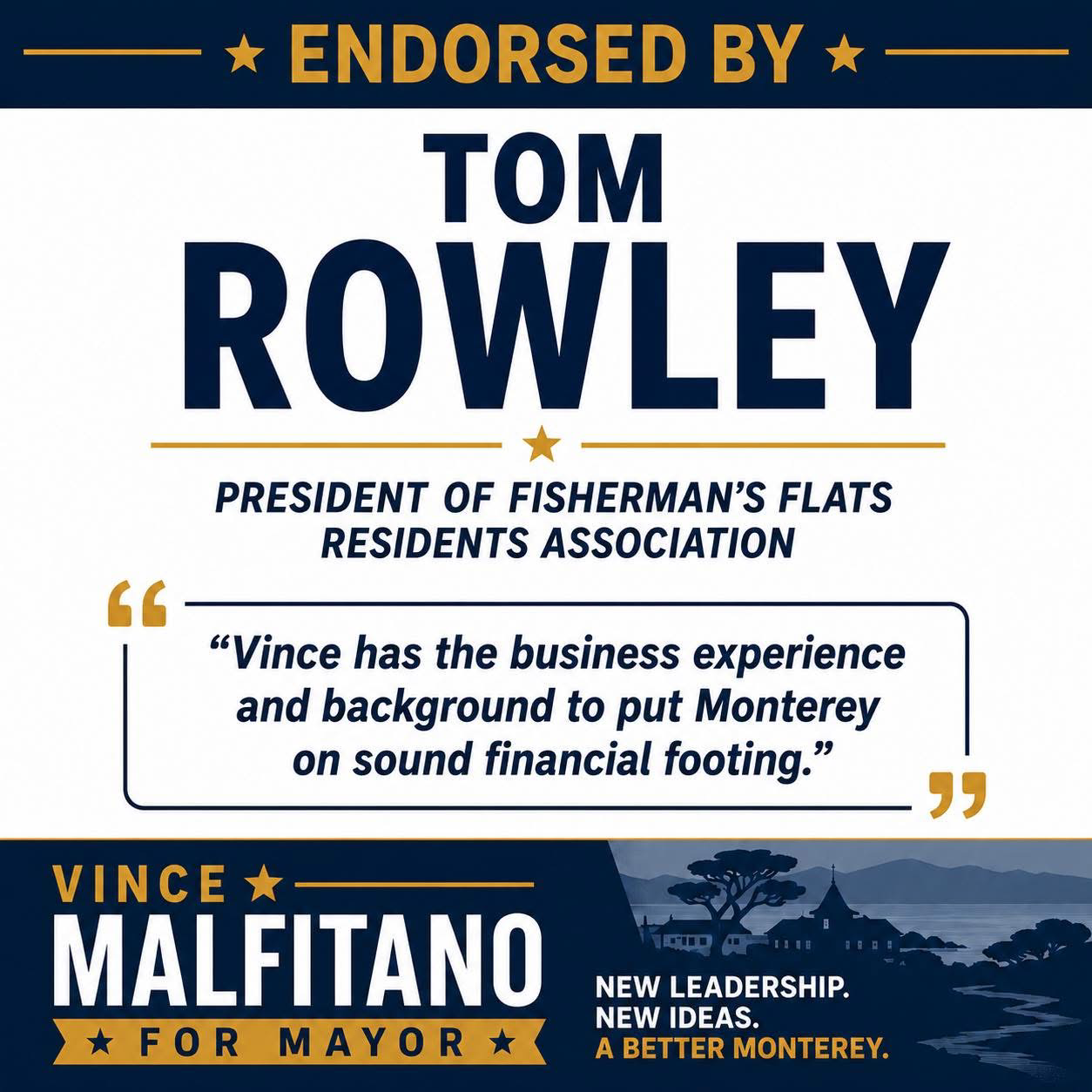 Tom Rowley for Vince